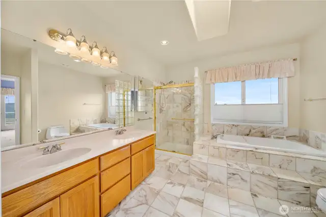 Heated Marble Flooring