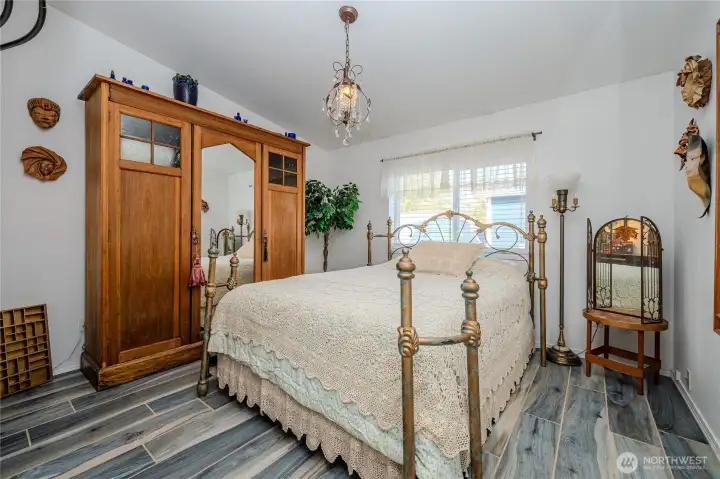 Large second bedroom.