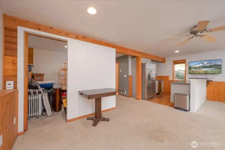 Lower level w extra storage