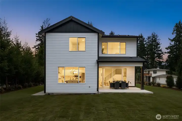 Photos of completed model on homesite #11 with identical floorplan.