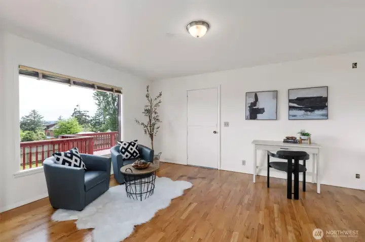 Formal dining room but could be used for a sitting room