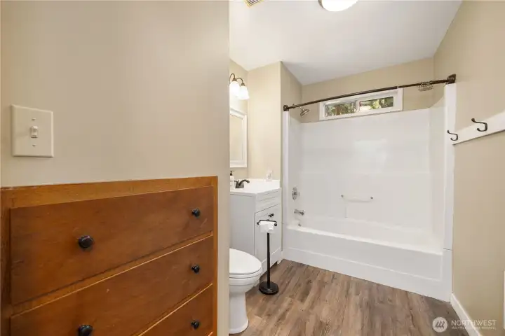 View 1 of main level full bathroom. View 1 of main level full bathroom.