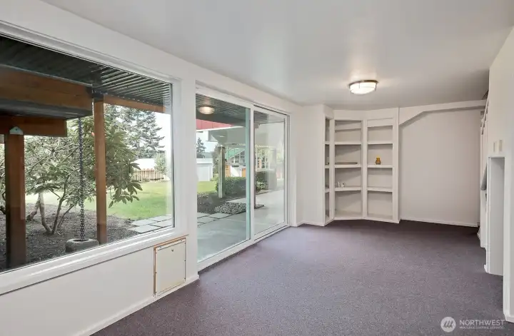 Basement - Family room/flex space. Access to outside patio.
