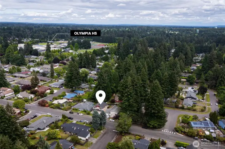 Walking distance to Olympia High School. Walking distance to Olympia High School.