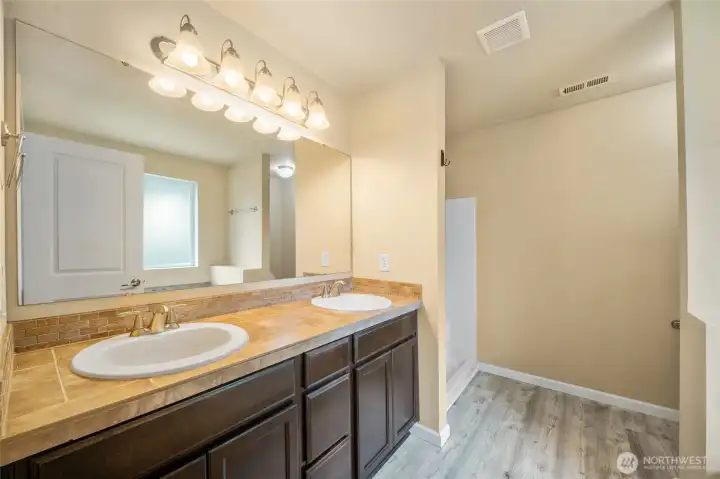 Primary bathroom Primary bathroom