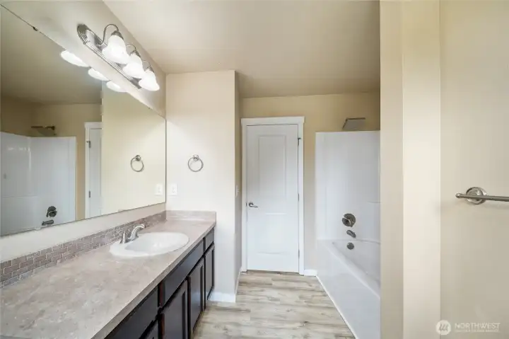 Upstairs hall bathroom Upstairs hall bathroom