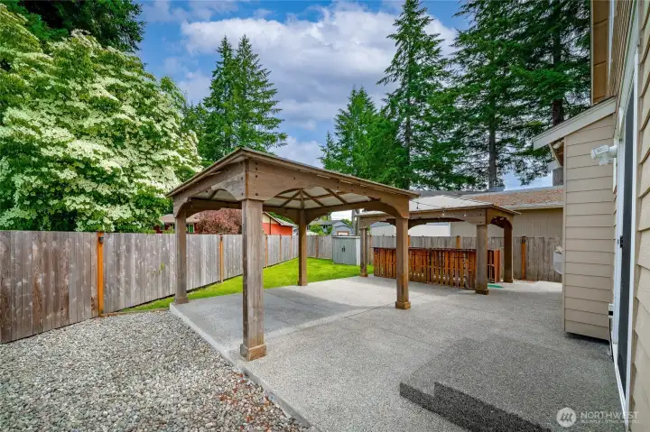 In 2024 this oversized patio was added for create tremendous indoor/outdoor living. In 2024 this oversized patio was added for create tremendous indoor/outdoor living.