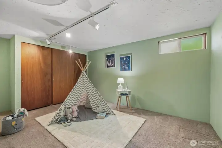 Just expand this window to legal egress and you have a 3rd bedroom.