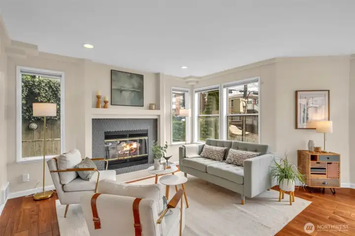 Wood-burning Fireplace