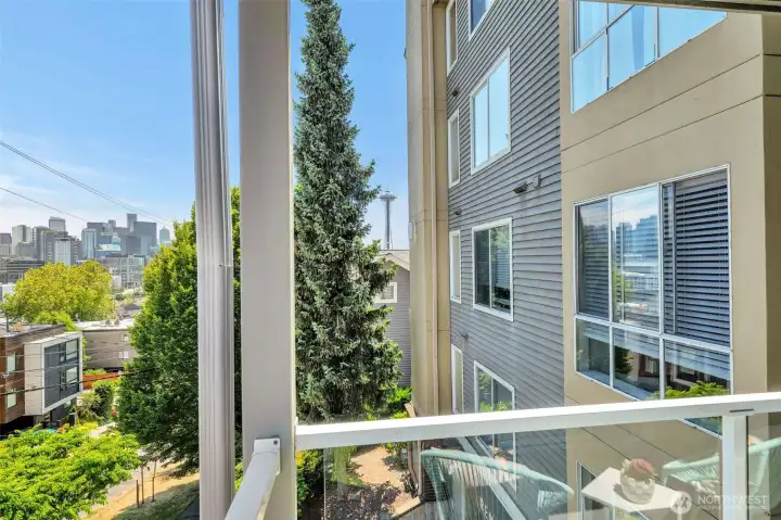 South View of the Space Needle