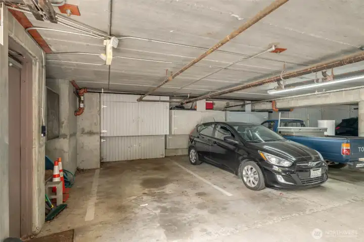 Dedicated Parking Spot and Storage