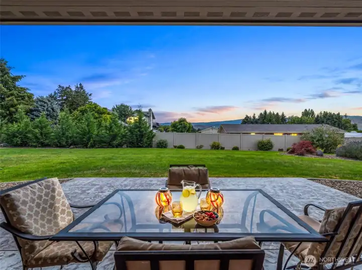Covered patio