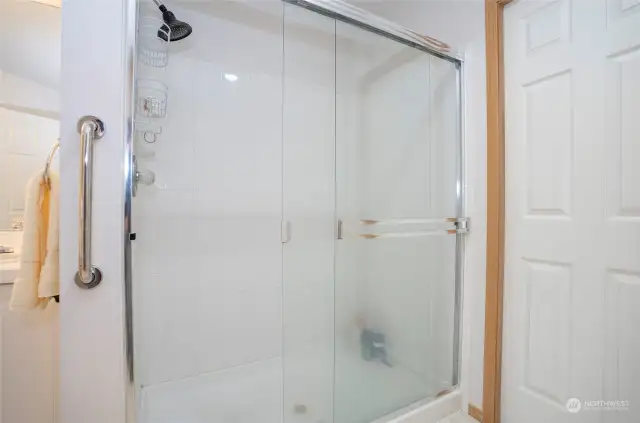 Large walk in shower