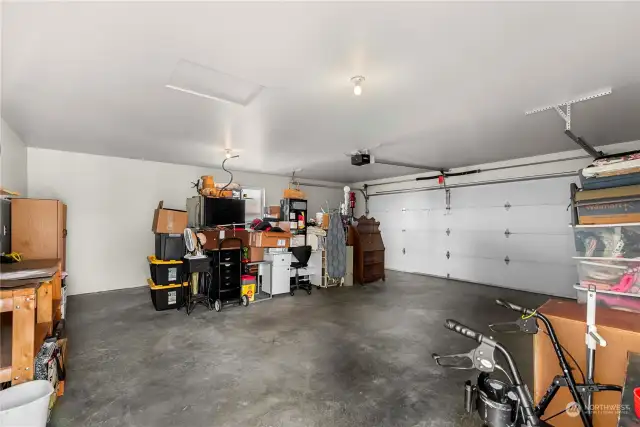 Spacious 528 sq ft garage.