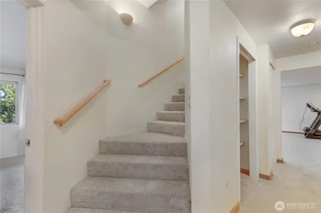 Let's go to the Lower level! This is where all the fun will be! Or...additional income? Homeschool space? So many opportunities!
