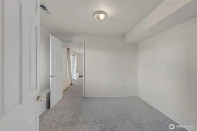 Office space maybe? This is off the 4th bedroom and that door leads to the ginormous rec room with slider to the outdoors!