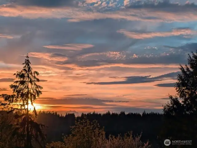 Sunset from the deck!