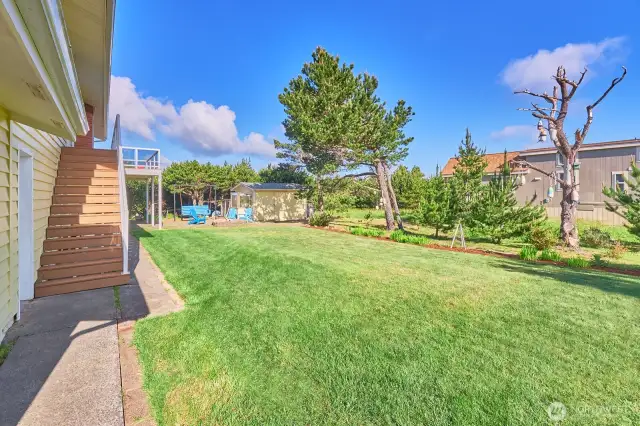 The extra lot provides extra space, but could be sold separately as all utilities are located on the main parcel.