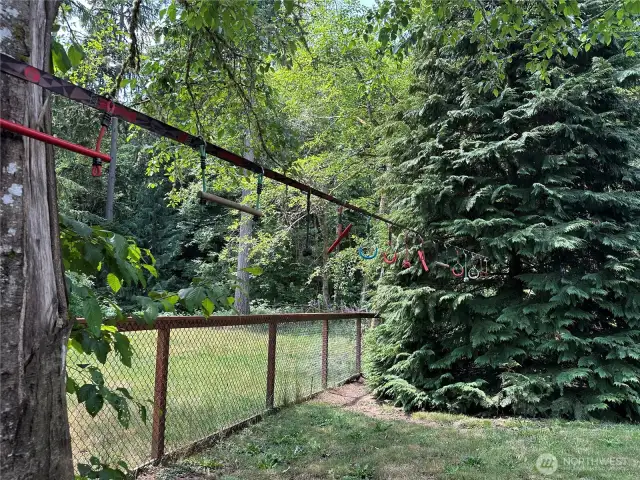 Obstacle course for your future ninja warrior