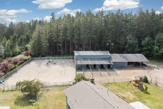 95 X 135 Outdoor Arena with Sand Footing