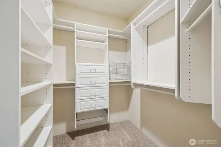 Custom California closet system