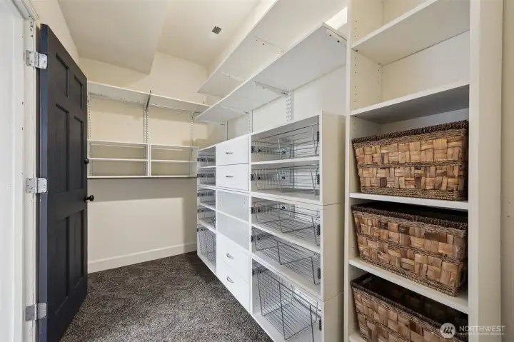 California Closet in Downstairs Bedroom