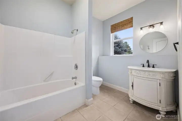 Updated Downstairs Full Bathroom.