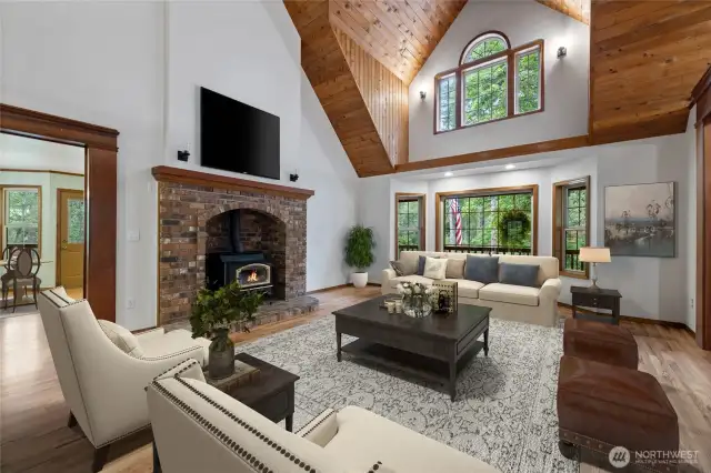 Welcome to your larger than life, luxurious living room!