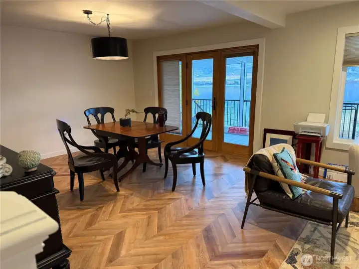 View of river from Dining room