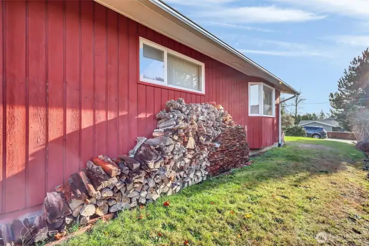 Wood for use in the fireplace or free standing fire place