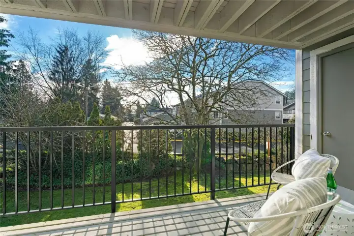 Sunny southern exposure for natural light in the winter.