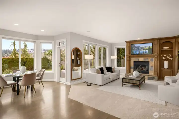 The living room is the heart of the home