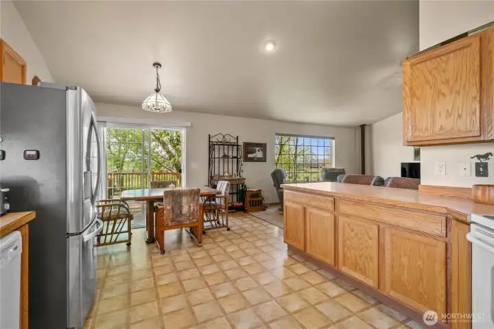 Kitchen & Views to Dining Kitchen & Views to Dining