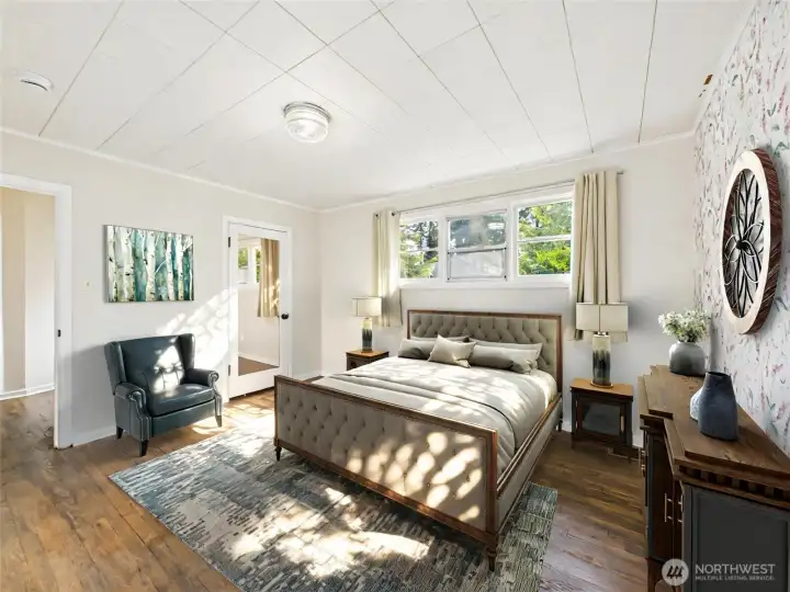 Virtually Staged Bedroom 1