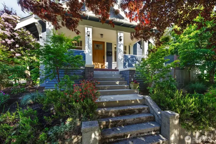 1913 Craftsman home with sitting porch.