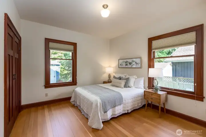 Bright & spacious main floor bedroom.
