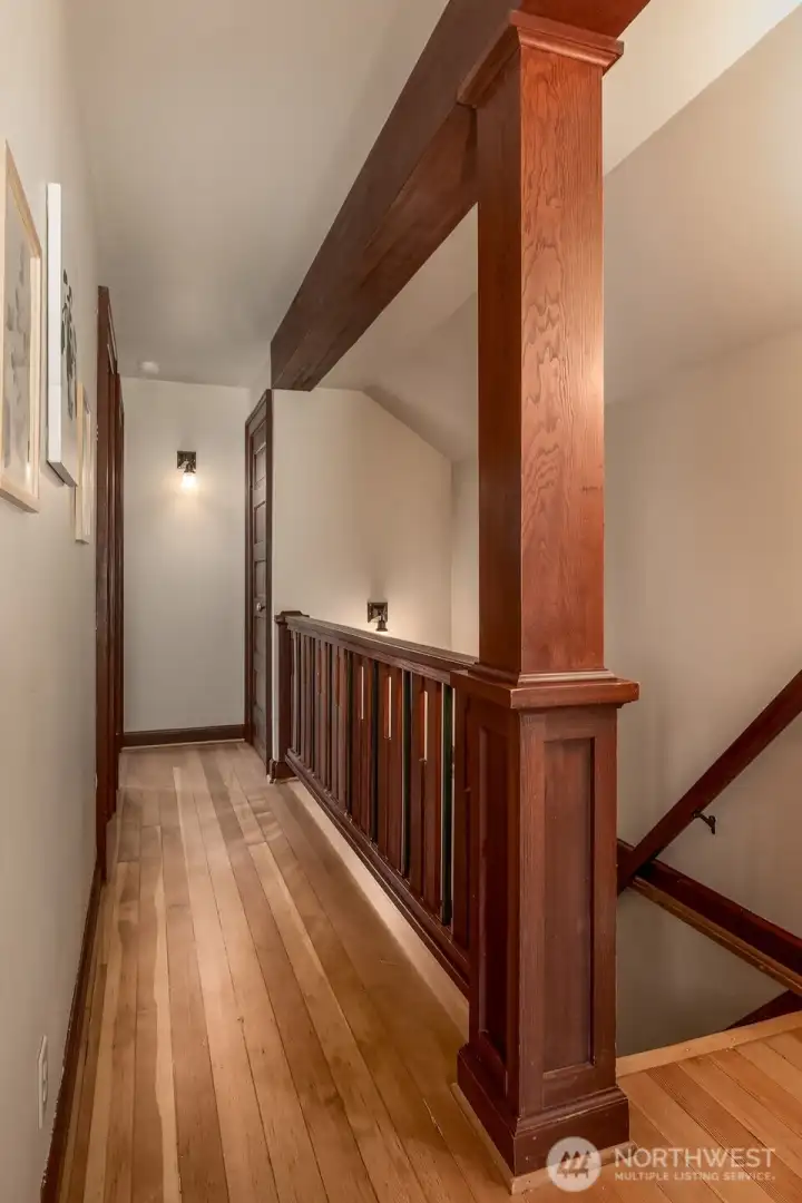 Lovely wood details throughout the entire house. Well maintained by the owners for 30 years.