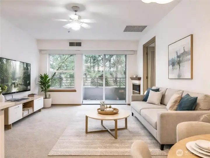 Living Room (Virtually Staged)