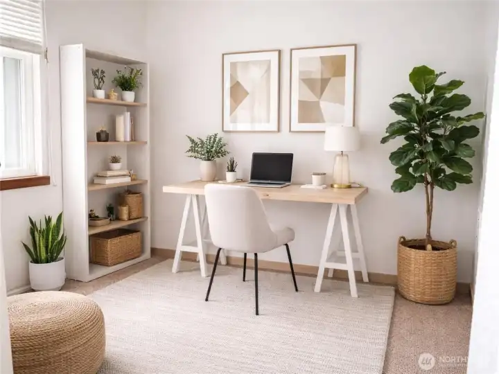 Office/Den (Virtually Staged)