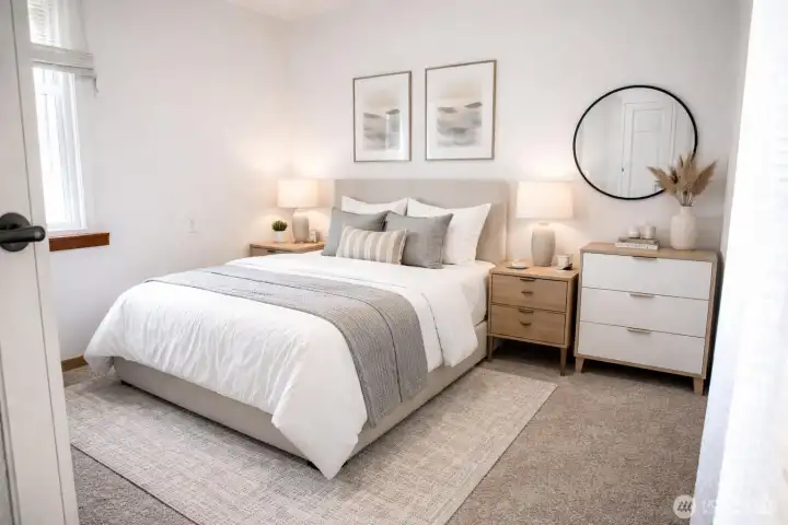Office/Den at Guest Room (Virtually Staged)