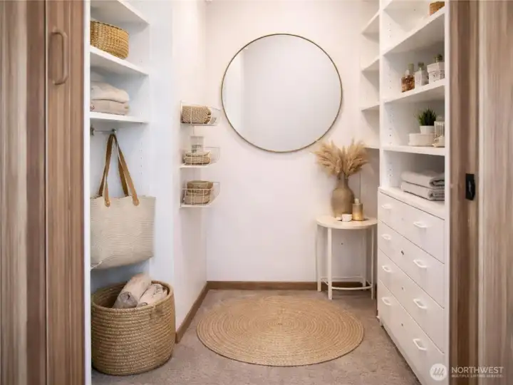 Walk-In Closet (Virtually Staged)