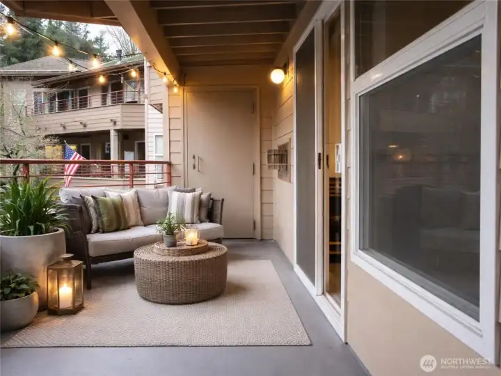 Balcony (Virtually Staged)