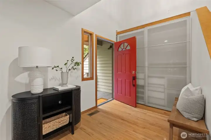 Thoughtfully designed entry Thoughtfully designed entry