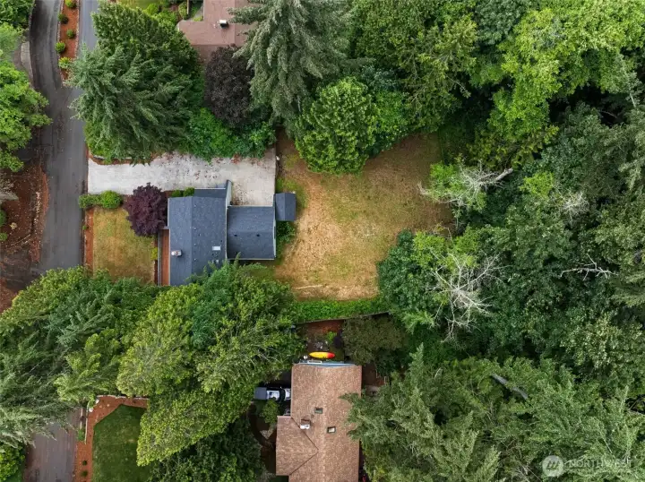 Property is nestled among established evergreens, offering a private and natural setting. Property is nestled among established evergreens, offering a private and natural setting.