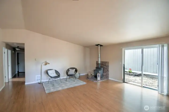 Super flexible space for setting up home.