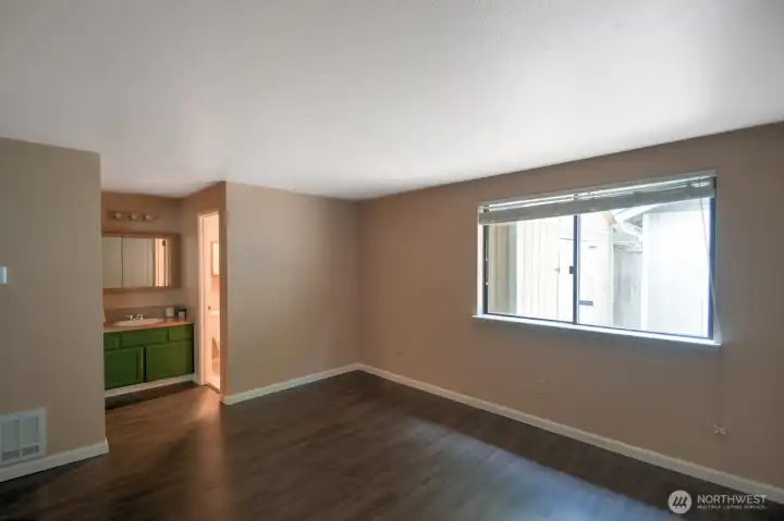 Home also includes a true primary suite...