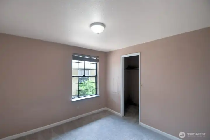 Third bedroom even boasts a walk-in closet too!