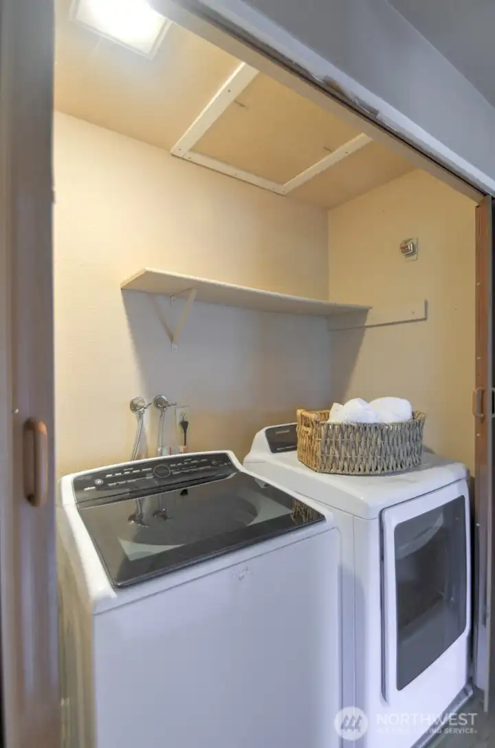 Why yes, there is a washer and dryer and they are included too!