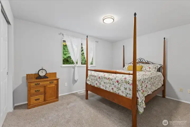 Bedroom #2. New carpet just installed in all the bedrooms. Bedroom #2. New carpet just installed in all the bedrooms.