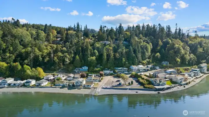 Aerial shot of Maple Grove Boat-Ramp. Aerial shot of Maple Grove Boat-Ramp.